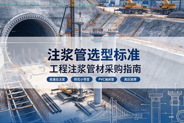 西充注浆管选型标准