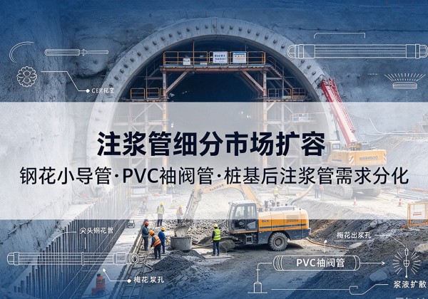 西充注浆管细分市场扩容，隧道钢花小导管、PVC 袖阀管、桩基后注浆管需求分化