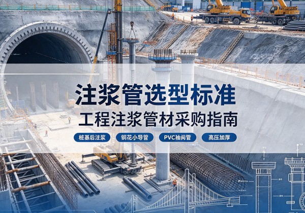 西充注浆管选型标准